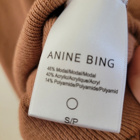 Anine Bing Zoey Ribbed Sweater Dress NEW S - Picture 7 of 11